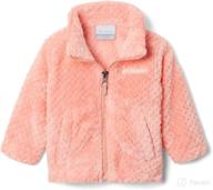 🔥 columbia girls' fire side sherpa full zip: stylish comfort for all-day outdoor adventures logo