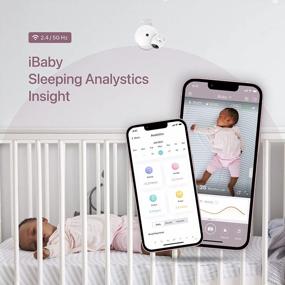 img 1 attached to IBaby I6 2K Smart Wi-Fi Baby Monitor With Contact-Free Breathing Tracking, Camera And Audio, Pan-Tilt-Zoom, 2.4GHz And 5Ghz, No Monthly Fee For Monitoring Baby'S Sleeping And Body Movement