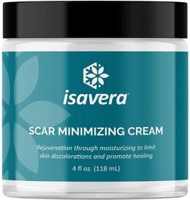 img 4 attached to Rejuvenate And Moisturize Skin With Isavera Scar Minimizing Cream - Reduces Scars & Discoloration - 4 Oz.