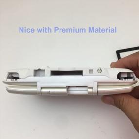 img 2 attached to Серебряный сменный корпус для игровой консоли Nintendo DS NDS с кнопками и винтами