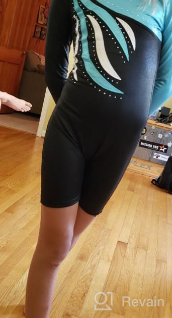 img 1 attached to 🤸 Gymnastics Leotard for Toddlers: Biketards Dancewear in Active Girls' Clothing review by Dana Jackson