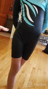 img 8 attached to 🤸 Gymnastics Leotard for Toddlers: Biketards Dancewear in Active Girls' Clothing