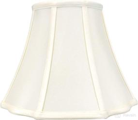 img 3 attached to 🏮 Royal Designs, Inc. BSO-701-16EG Flare Bottom Scallop Outside Corner Lamp Shade, 9 x 16 x 12, Eggshell