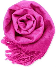 img 4 attached to Pashmina Scarves Womens Scarfs Colors Women's Accessories ~ Scarves & Wraps