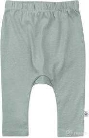 img 1 attached to 👶 Organic Cotton Cuff-Less Harem Pants Multi-Pack for Honest Baby Infants