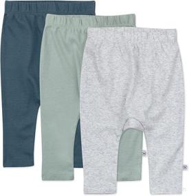 img 4 attached to 👶 Organic Cotton Cuff-Less Harem Pants Multi-Pack for Honest Baby Infants