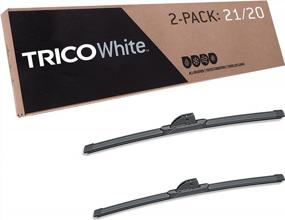 img 4 attached to Зимние сменные автомобильные щетки стеклоочистителя для экстремальных погодных условий - Trico White Pack of 2 (21 дюйм и 20 дюймов, модель 35-2120)