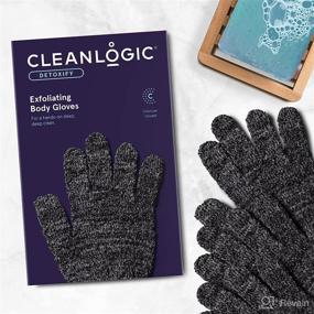 img 3 attached to 🧤 Cleanlogic Detoxify Charcoal Exfoliating Gloves: Experience the Ultimate Detox and Glove Exfoliation Power