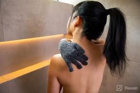 img 2 attached to 🧤 Cleanlogic Detoxify Charcoal Exfoliating Gloves: Experience the Ultimate Detox and Glove Exfoliation Power