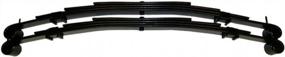 img 1 attached to Set Of 2 Heavy Duty Black Rear Leaf Springs For E-Z-GO Golf Carts - Part Number 70506G01