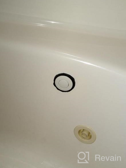 img 1 attached to Stainless Steel Sink Top Air Switch Button With Hose For Garbage Disposal - Food Waste Disposal Part With 2.5 Inch Long Brushed Push Button review by Alex Romero