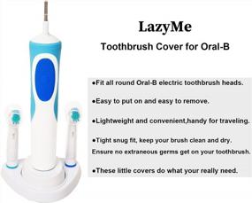 img 3 attached to Защитите свою электрическую зубную щетку Oral-B с помощью нашего набора чехлов для зубных щеток из 8 предметов для путешествий и домашнего использования