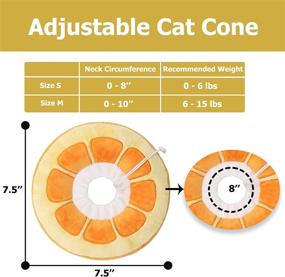 img 3 attached to 🐱 HONGMILL Soft Cat Cone Collar: Prevent Licking & Protect Your Kitty with Gentle Cat Elizabethan Collar for Kittens