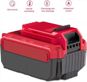 img 1 attached to Upgrade Your Work Tools With 20 MAX Lithium Cordless Battery For Porter Cable PCC685L And More
