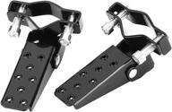 universal stylish motorcycle motorbike pedals logo