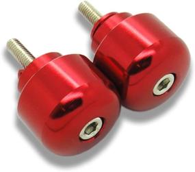 img 1 attached to [GT-Speed] Compatible/Replacement For Red CNC Motorcycle Bar Ends 7/8&#34 Motorcycle & Powersports