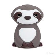 🦥 nuby sloth baby silicone nightlight: rechargeable, color changing touch night light for kids bedside - a soothing companion for good night's sleep логотип