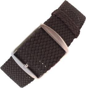 img 3 attached to Wrist Style Perlon Watch Strap Men's Watches , Watch Bands