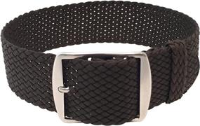 img 4 attached to Wrist Style Perlon Watch Strap Men's Watches , Watch Bands