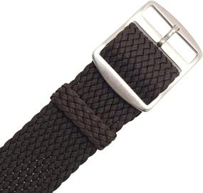 img 2 attached to Wrist Style Perlon Watch Strap Men's Watches , Watch Bands