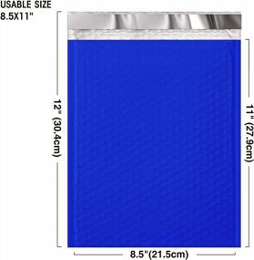 img 3 attached to Metronic 25-Pack Royal Blue #2 Self-Seal Bubble Mailers — водонепроницаемые мягкие конверты для отправки, упаковки и рассылки товаров для малого бизнеса, одежды и косметики
