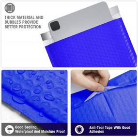 img 2 attached to Metronic 25-Pack Royal Blue #2 Self-Seal Bubble Mailers - Waterproof Padded Envelopes For Shipping, Packaging, And Mailing Small Business Items, Clothing, And Makeup