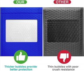 img 1 attached to Metronic 25-Pack Royal Blue #2 Self-Seal Bubble Mailers — водонепроницаемые мягкие конверты для отправки, упаковки и рассылки товаров для малого бизнеса, одежды и косметики