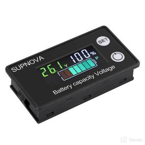 img 3 attached to 🔋 SUPNOVA Battery Monitor: Versatile Voltage & Capacity Tester with Buzzer Alarm - 12v to 72v Car & Golf Cart Battery Indicator Meter