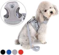 🐾 zunea no pull dog harness for tiny small dog cat, kitten - escape proof reflective breathable vest harnesses leash set logo