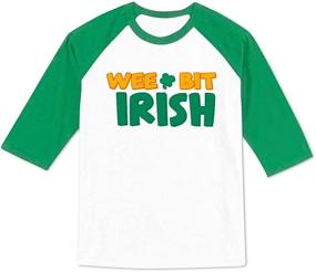 img 2 attached to Toddler Patricks Hooligan Raglan Sleeve Apparel & Accessories Baby Girls : Clothing