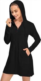 img 4 attached to Protective Women'S Cover-Up Dresses: UPF 50+ Sun Protection For Beach, Hiking, And More