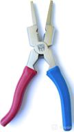 migtronic usa 8-inch welding pliers: multi-function multi-tool for welding and fabrication, featuring stainless steel construction, red, white, and blue design. includes mig welding capability and wire cutter feature. logo