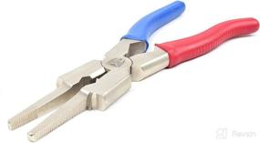 img 2 attached to Migtronic USA 8-Inch Welding Pliers: Multi-Function Multi-Tool for Welding and Fabrication, Featuring Stainless Steel Construction, Red, White, and Blue Design. Includes Mig Welding Capability and Wire Cutter Feature.