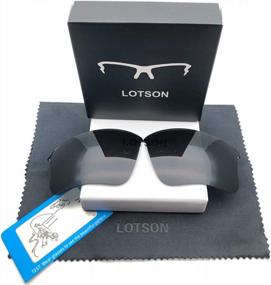 img 2 attached to LOTSON Polarized Replacement Lenses For Oakley Flak Jacket XLJ OO9009 Sunglasses - 100% UVAB Protection And Multiple Options Available