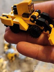 img 6 attached to Преобразуйте воображение вашего ребенка с помощью строительных игрушек PANLOS Robot: набор конструктора транспортных средств для обучения STEM с 573 деталей - идеальный подарок на день рождения для детей мальчиков и девочек в возрасте от 6 до 12 лет!