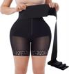 shape & slim your figure with feelingirl shapewear for women - tummy control, butt lifter, thigh slimmer shorts w/ removable waist wrap logo