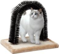 myahtty cat self groomers and scratchers: enhance indoor cat's well-being with grooming arch and sisal scratching pad logo