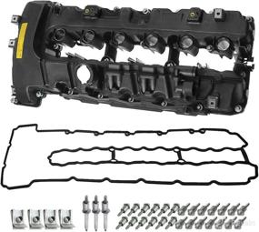 img 4 attached to A-Premium Engine Valve Cover with Gasket & Bolt for BMW 135i 2008-2013 335i 2007-2015 335is 2011-2013 335xi 2007-2008 535i 2008-2010 M2 2016-2019 X6 2008-2012 3.0L Gas Turbo - 11127565284