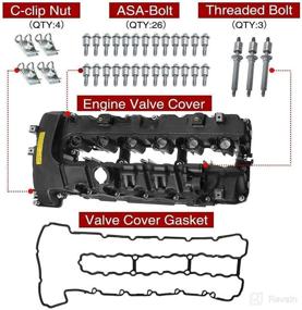 img 2 attached to A-Premium Engine Valve Cover with Gasket & Bolt for BMW 135i 2008-2013 335i 2007-2015 335is 2011-2013 335xi 2007-2008 535i 2008-2010 M2 2016-2019 X6 2008-2012 3.0L Gas Turbo - 11127565284