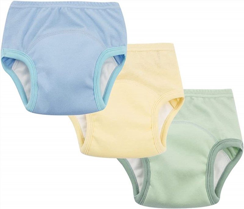 BISENKID 4 Packs Waterproof Potty Training Plastic Underwear