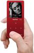 mymahdi 8gb portable mp3/mp4 player with expandable memory, fm radio, voice recorder and speaker - perfect for music, photos, and ebooks - red logo