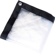 π§οΈ olanzh clear waterproof cover tarp, 6.5x10ft: dustproof & rainproof tarpaulin for garden furniture & cars logo