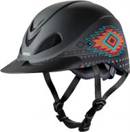 stay safe and stylish: troxel rebel helmet for horseback riding - medium size, southwest design логотип