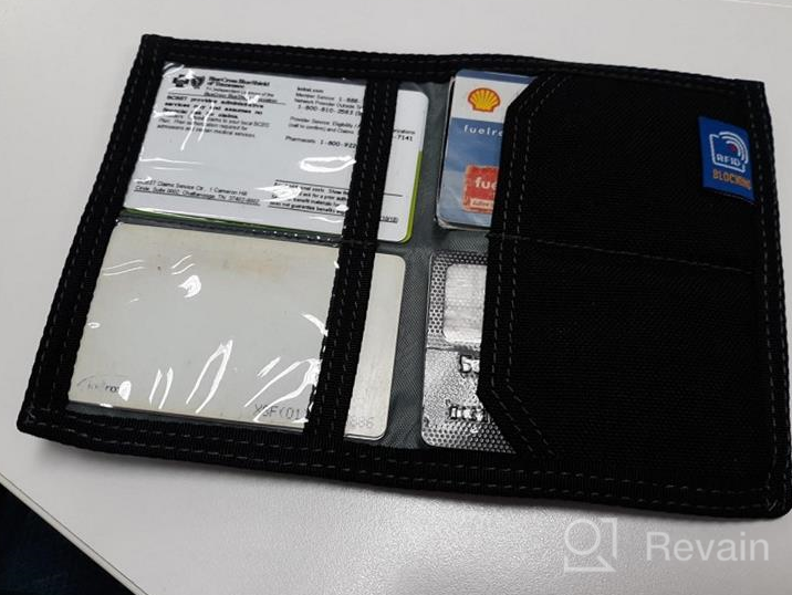 img 1 attached to 💳 Enhanced RFID Blocking Wallet - VANQUEST Cache Gen 3 for Men's Wallet Accessories, Card Cases & Money Organizers review by Joe Lara