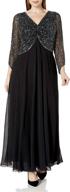 👗 stylish & classy: kara womens sleeve v neck beaded dresses for women логотип