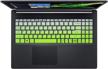 protect your acer aspire 5 slim laptop with ombre green silicone keyboard cover skin logo