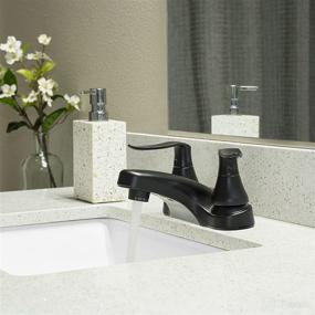 img 2 attached to Dura Faucet DF PL700LH MB Bathroom Winged
