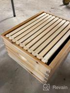 img 1 attached to Build Your Own Beehive: Unassembled Langstroth Deep/Brood Box Kit With Wax Coated Frames And Foundation Sheets review by Ghostnote Hankins