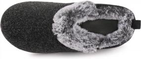 img 3 attached to Stay Comfortable And Cozy With ULTRAIDEAS Women'S Memory Foam Slippers