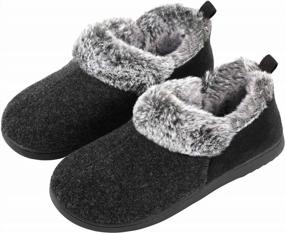 img 4 attached to Stay Comfortable And Cozy With ULTRAIDEAS Women'S Memory Foam Slippers
